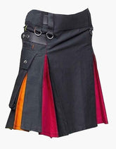 Women's Utility Kilt in the Rainbow Style - Scottish Kilt Jacket™ USA-UK